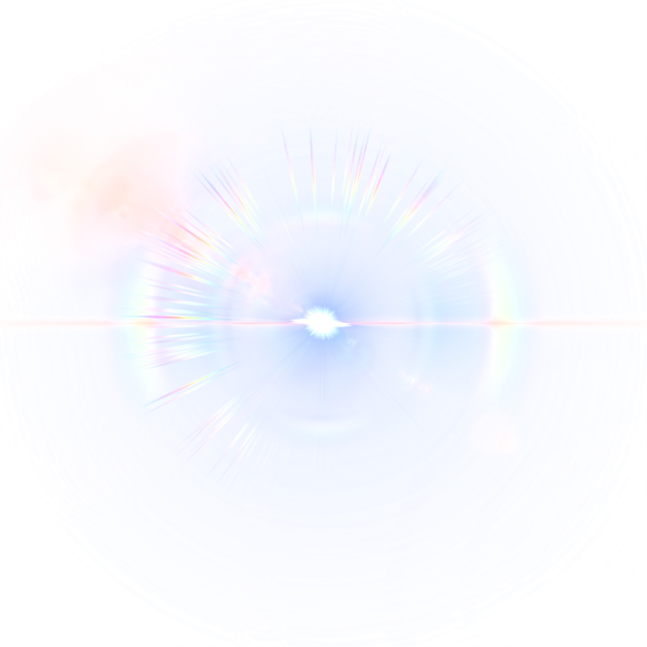 Lens flare light special effect